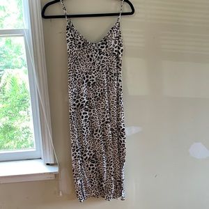 Three Pink Harts Midi Dress